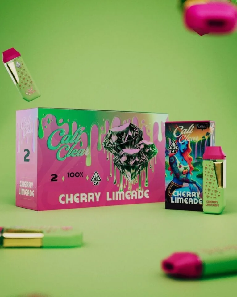 Cali Clear Cherry Limeade 2g Disposable Vape