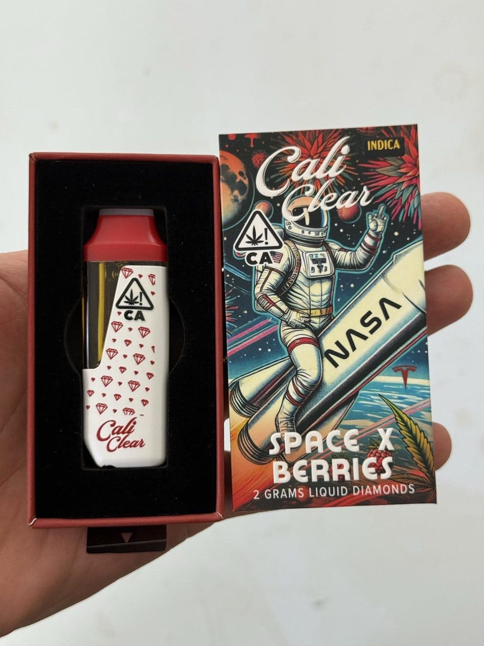 Cali Clear Space X Berries 2g Disposable